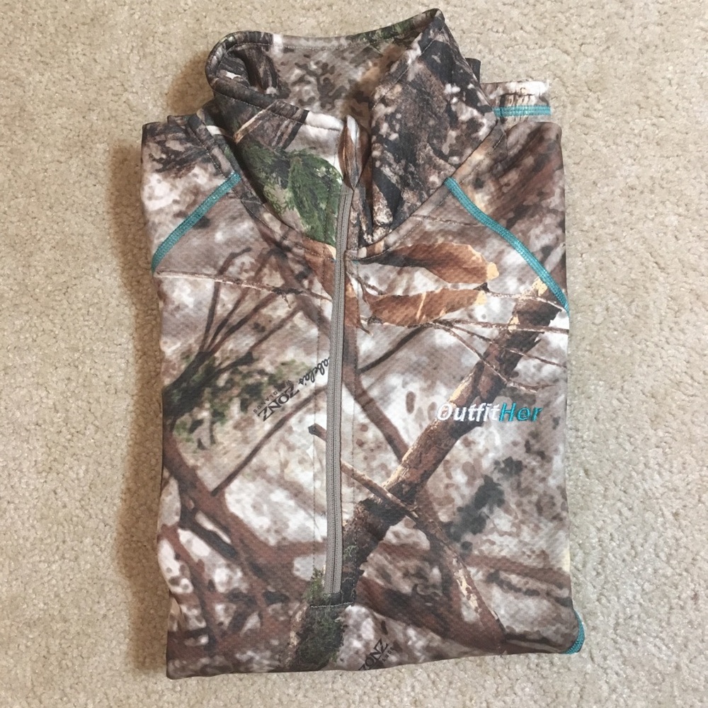 NWOT Cabela’s OutfitHer Lewiston 1/4 Zip